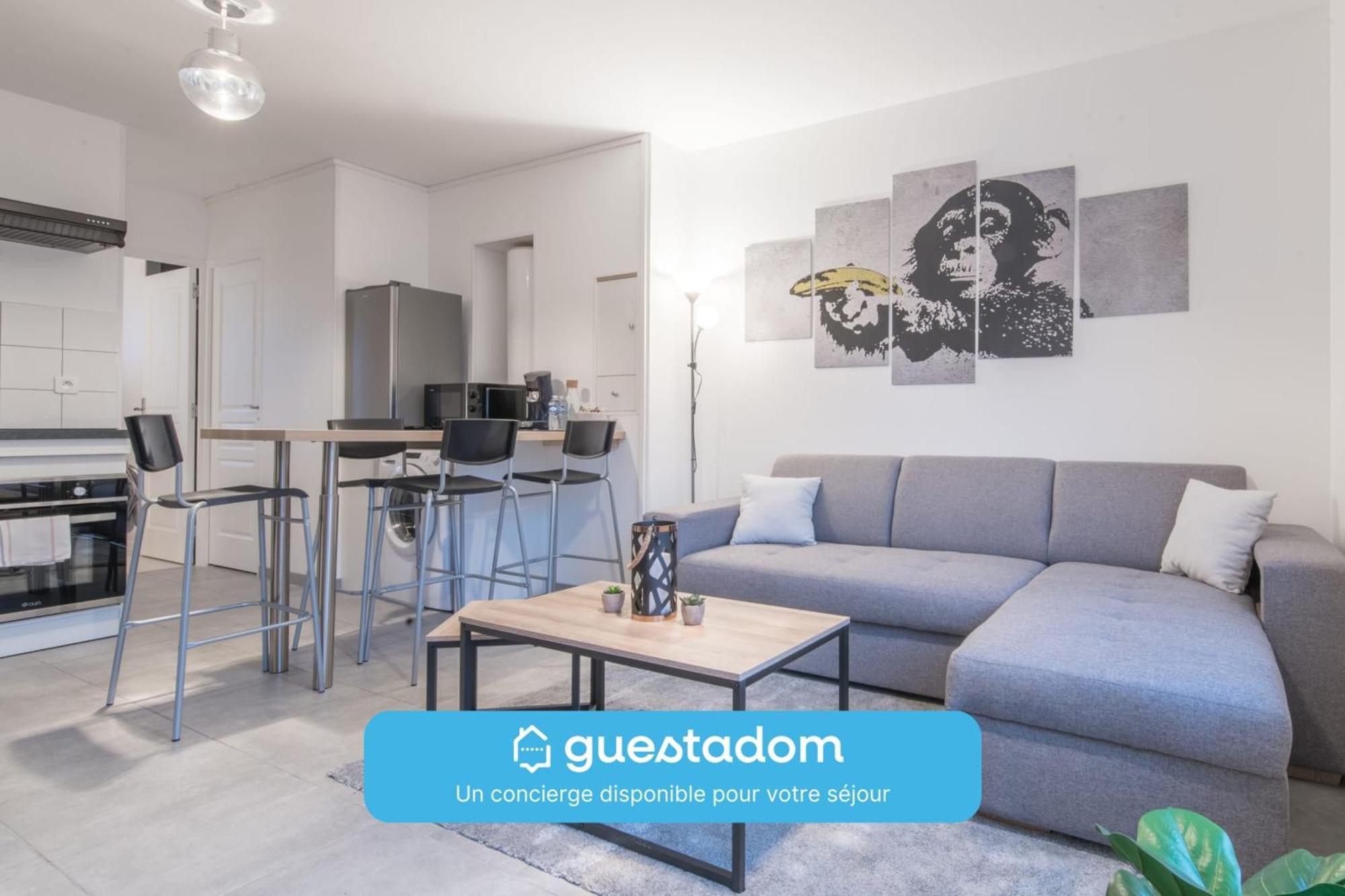 Appartement rénové, proche gare de Saint Nazaire Extérieur photo