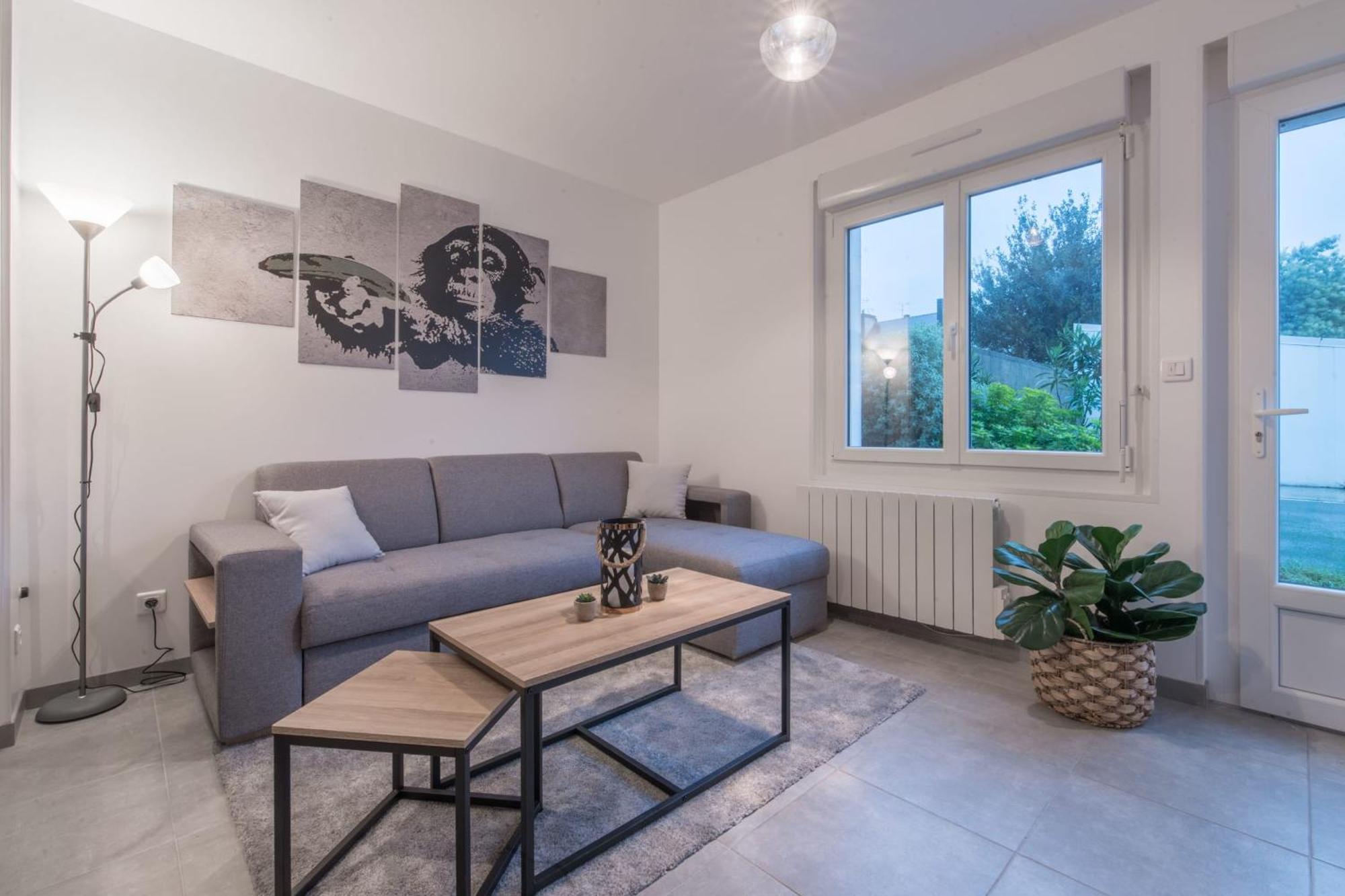 Appartement rénové, proche gare de Saint Nazaire Extérieur photo