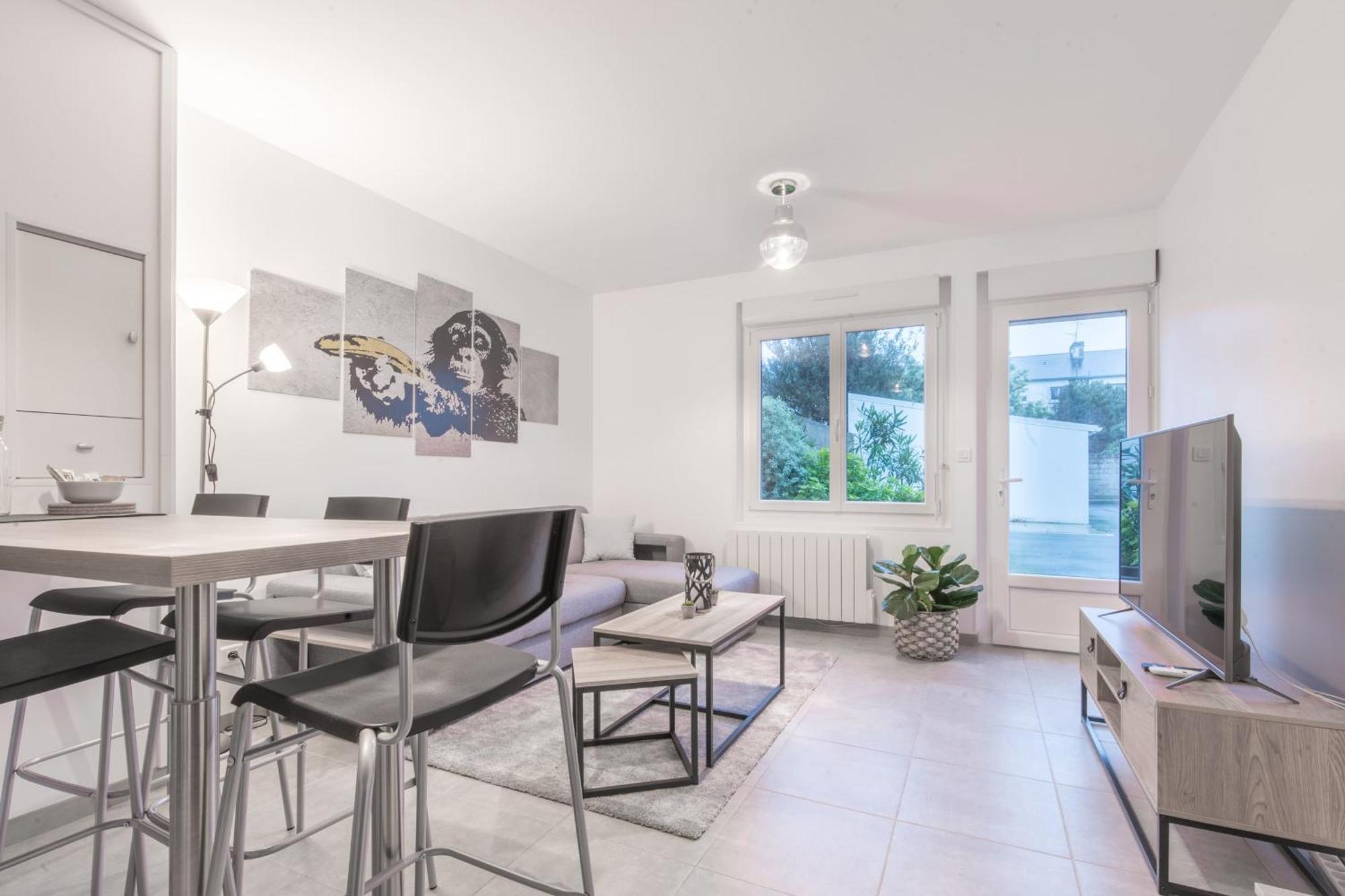 Appartement rénové, proche gare de Saint Nazaire Extérieur photo